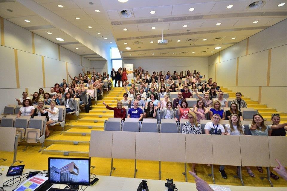 właściciele szkół językowych w trakcie szkolenia